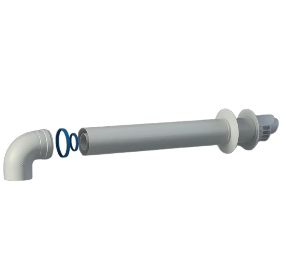 SPC Junkers 80/110 Horizontal Set (Heizkessel-Winkel + Terminal) Aluminium, Teilenummer 811KCCJKP1