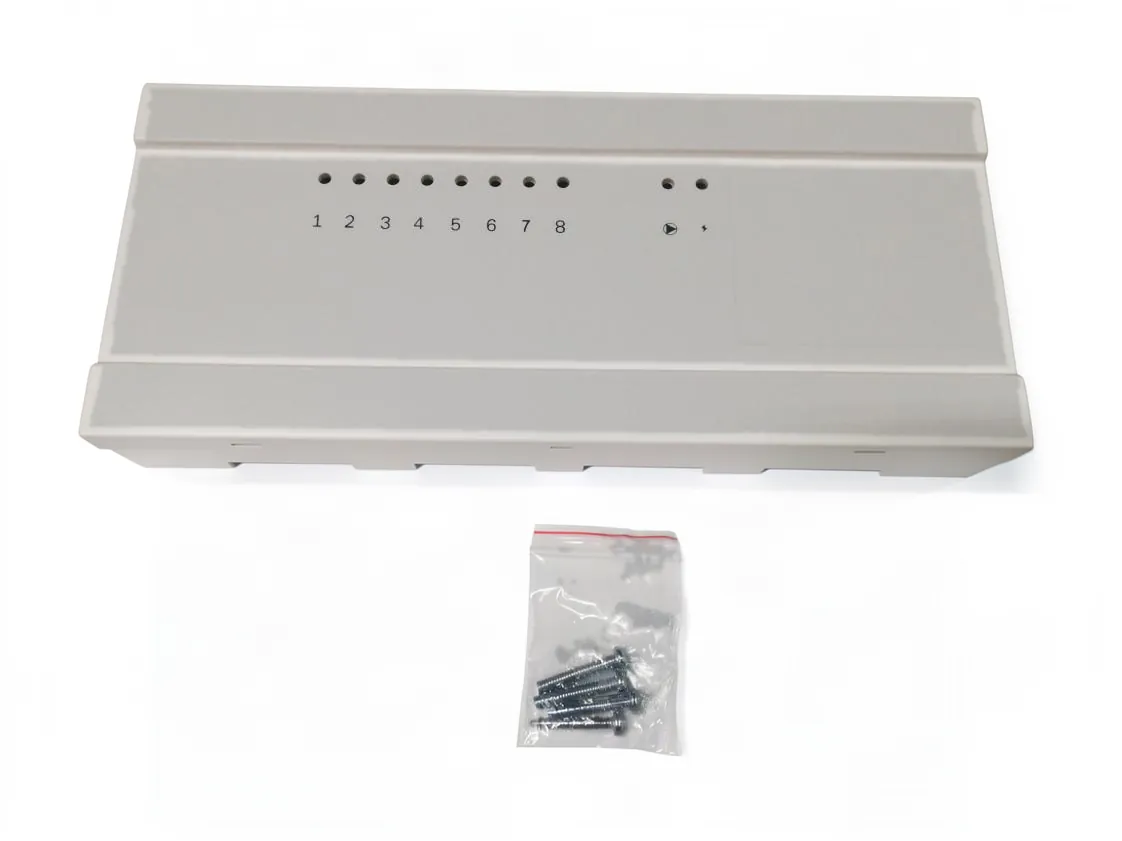 Aansluitingsdoos 8 zones 230V beheermodule + pompuitlaat + ketteluitlaat Isoltubex WiFi, onderdeelnummer CD-034435