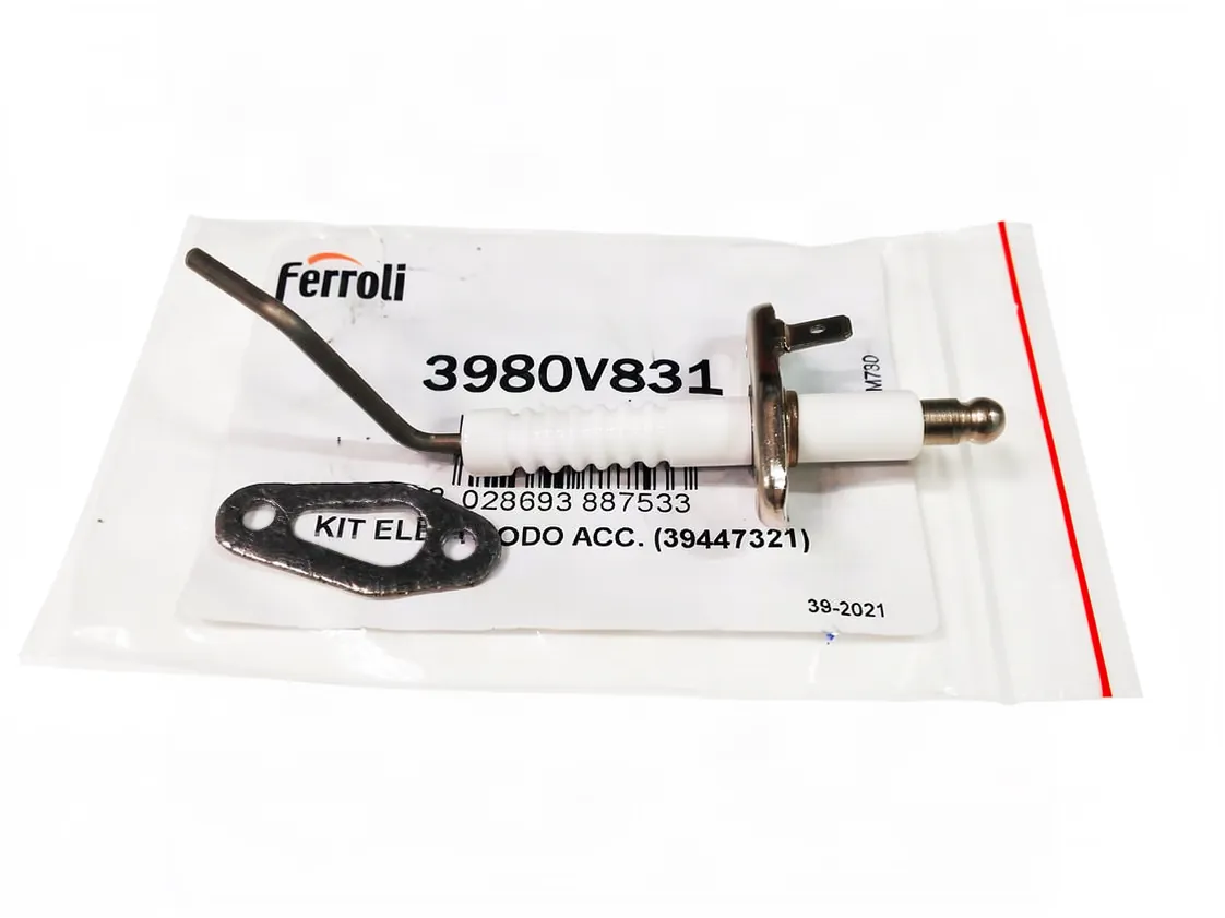 Elétrodo de ignição Ferroli Bluehelix Alpha 34C, referência I3980V831