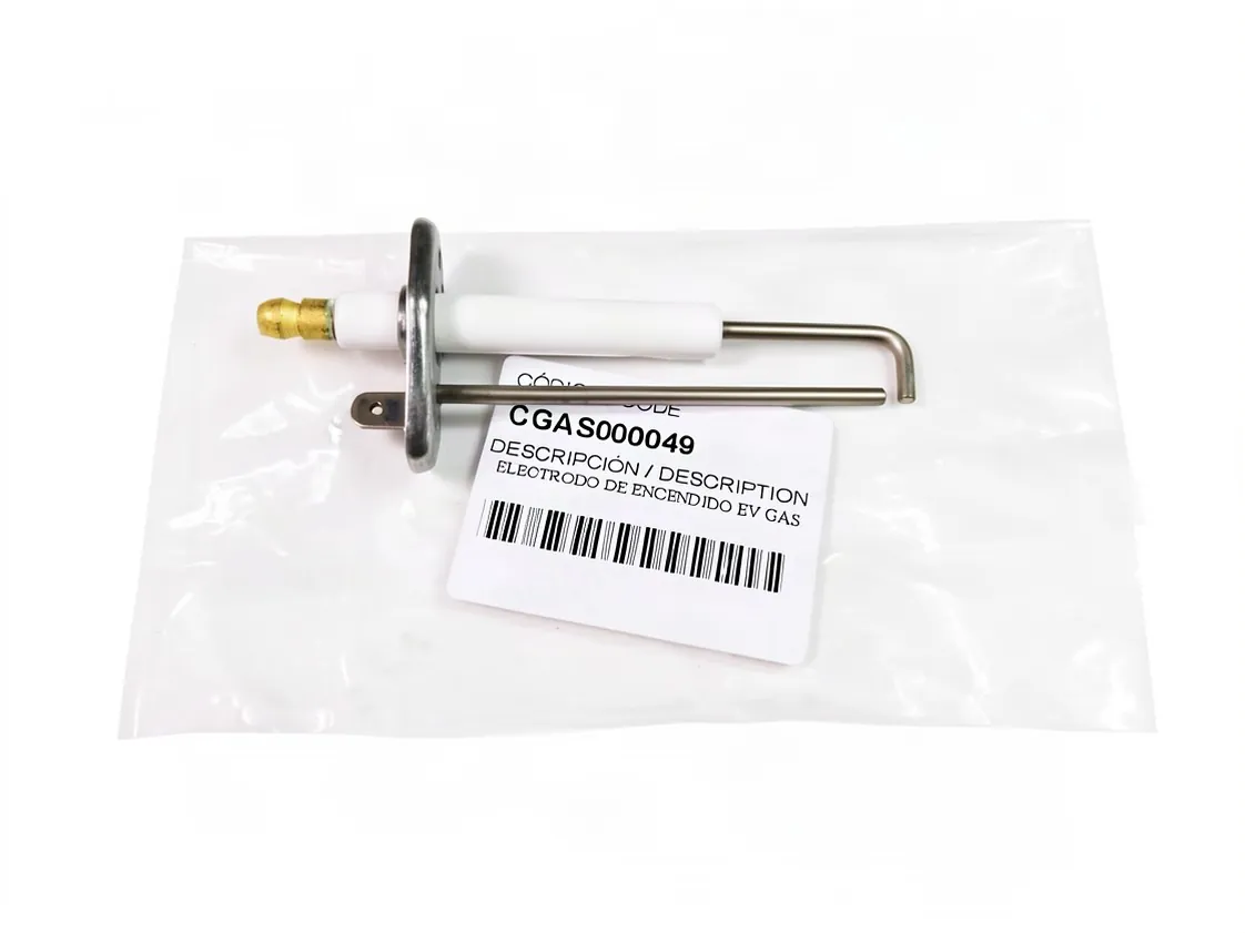 Elettrodo di accensione gas Domusa Evolution, codice ricambio CGAS000049