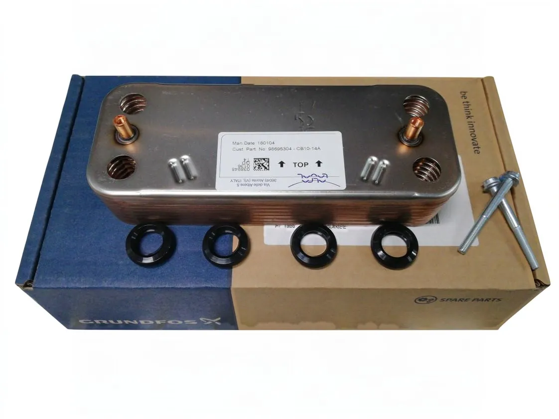 Scambiatore placche naema micro 35kw 14 placche, codice ricambio 161153