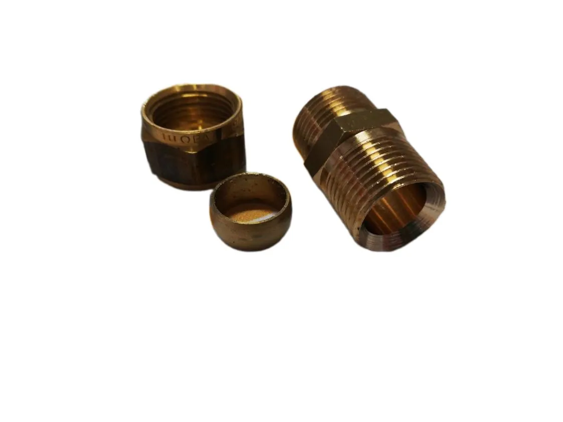 Innesto bicono 12 - 3/8M Sede conica per rame o inossidabile, codice ricambio WG-036004
