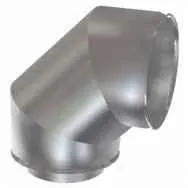 Codo SPC 150 x 90ºMH Doble pared Inox.316 / Aluminio, referencia 270012