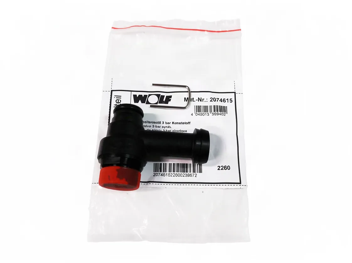Válvula de segurança Wolf FGB-K-24, referência 2074615