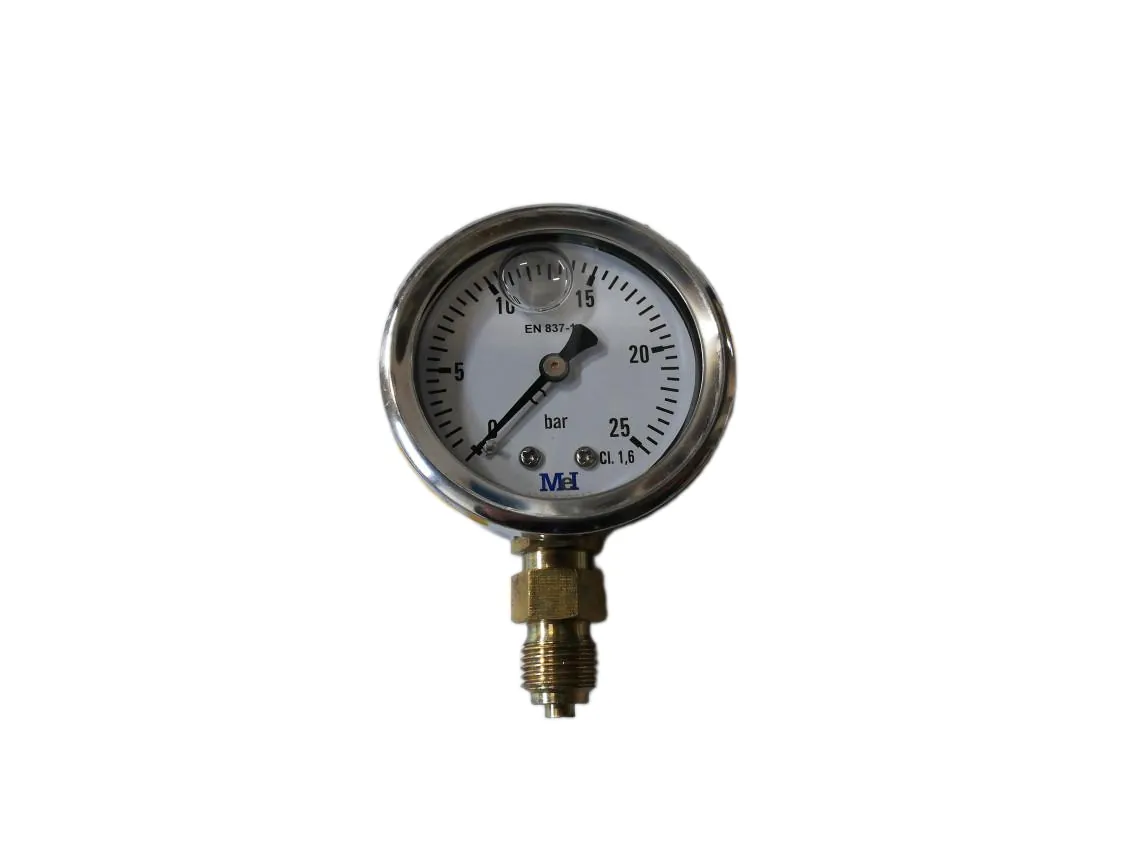 Manometro glicerina 0-025 bar Ø50mm 1/4M verticale, codice ricambio 6052141700