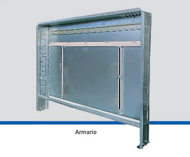 Armoire UP80-2 Long. 0680mm encastrée pour collecteur Schutz, référence 5008697