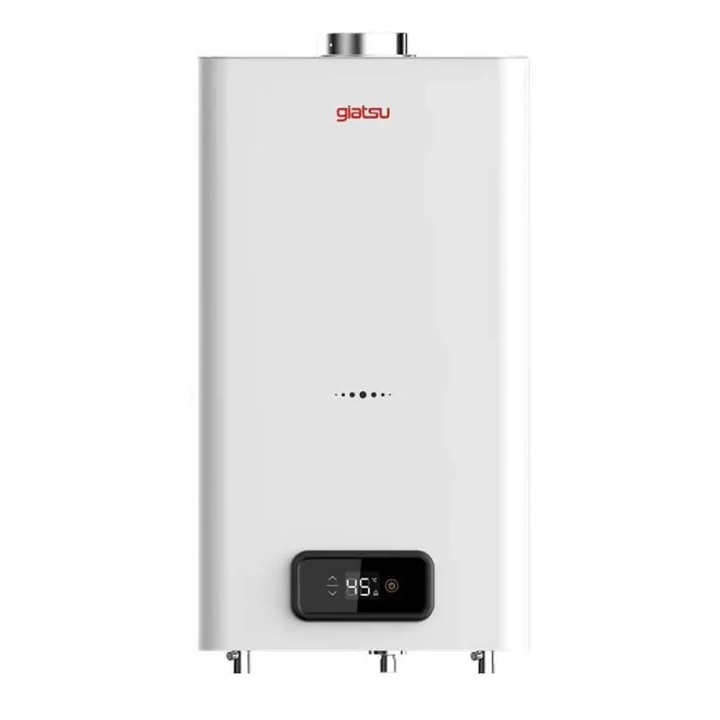 Scaldabagno a gas estanco Giatsu Dual 11 litros. Med.660x370x213mm. (kit humos incluido) Gas Butano/Propano, codice ricambio TF-032129
