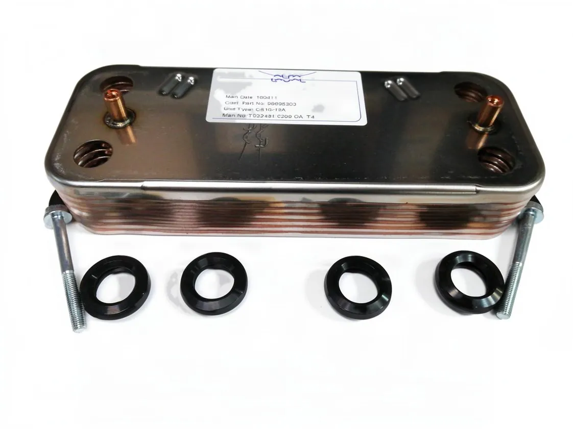 Scambiatore placche naema micro 30kw 12 placche, codice ricambio 161152