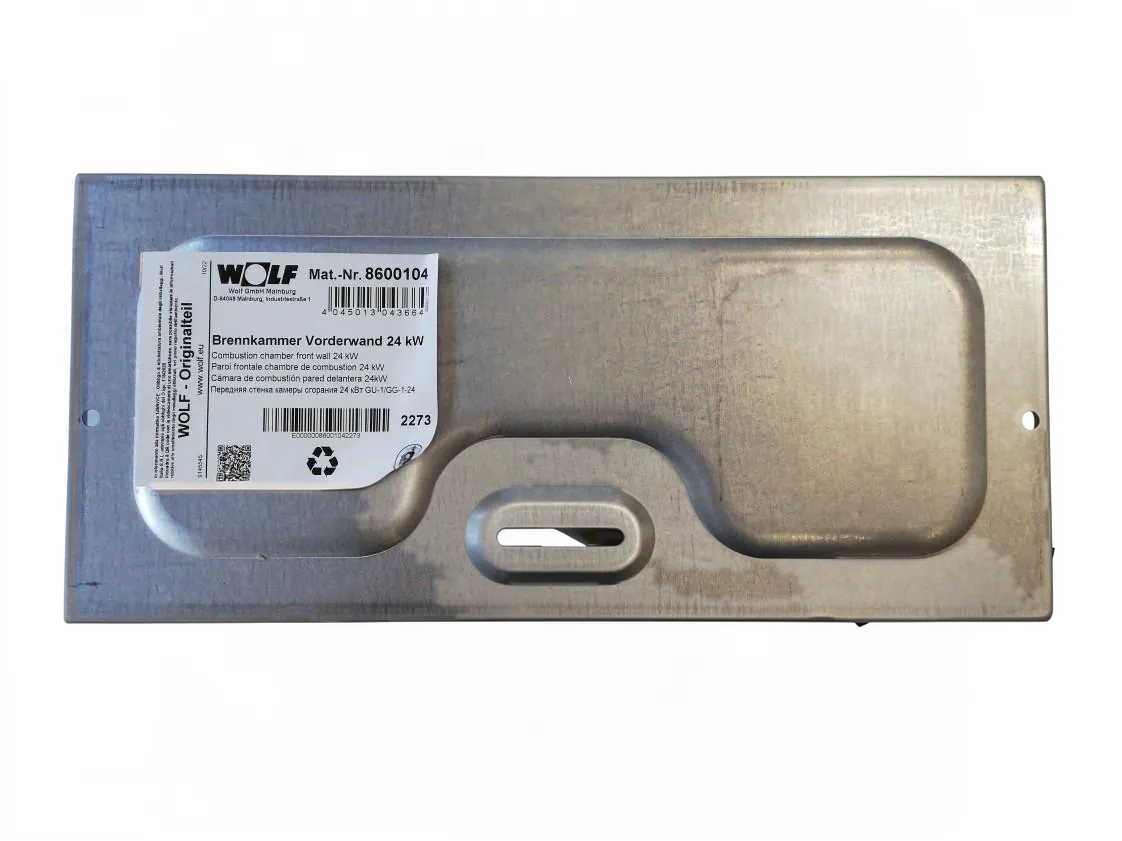 Couvercle chambre combustion Wolf CGG-2, référence 8600104