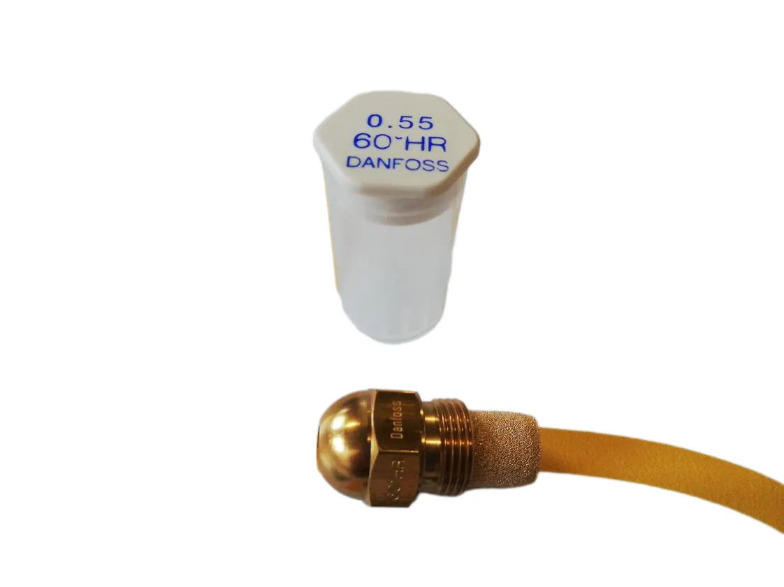Injecteur fioul 055 60ºHR Buderus Gicleur Danfoss brûleur flamme bleue, référence 7736604063