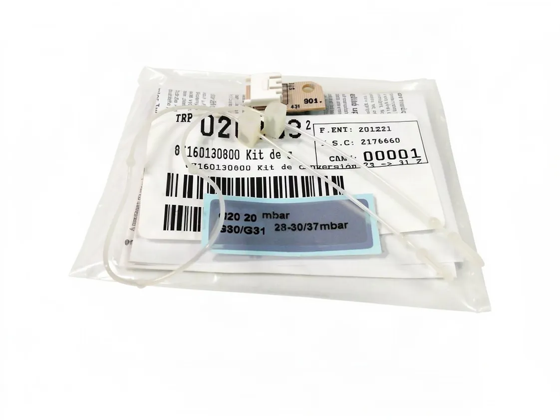 Kit trasformazione Junkers ZWB25 gas propano butano, codice ricambio 87160130800
