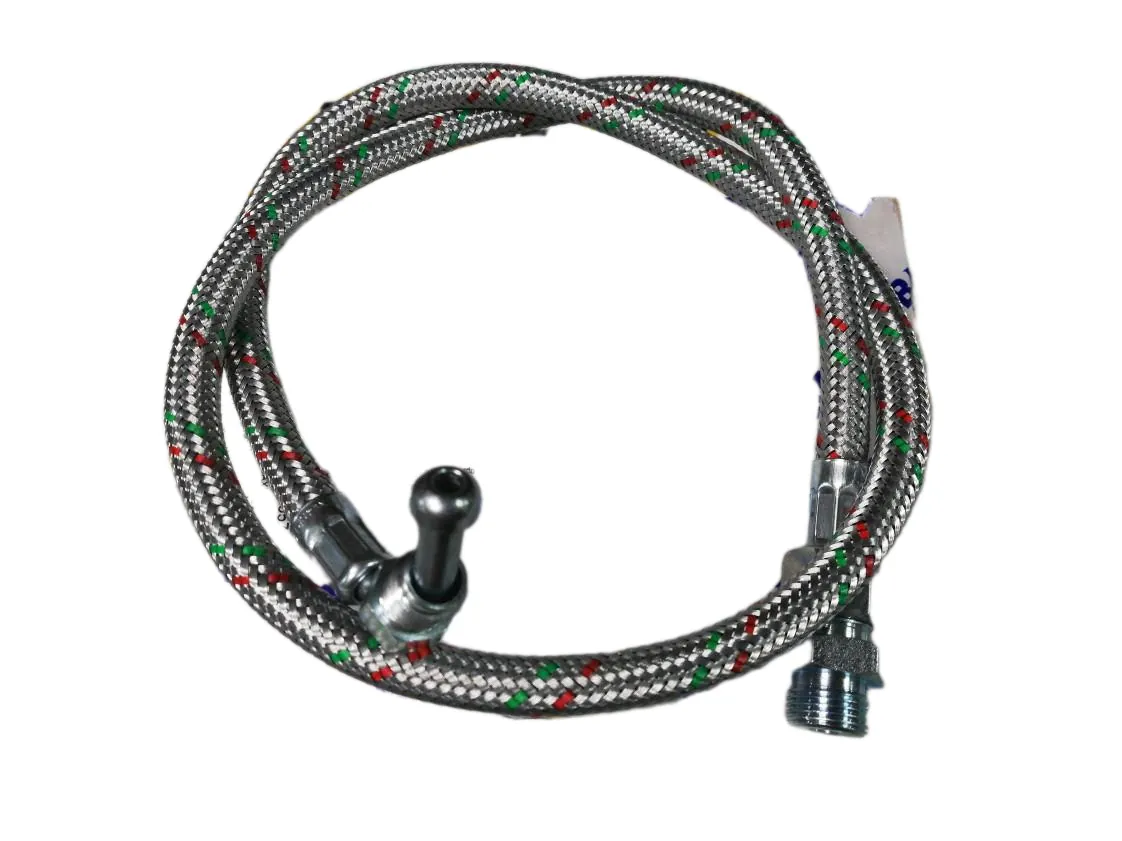 Latiguillo gasoil 3/8H recto - 1/4M curvo x 900mm Baxi Roca Crono L, referencia 121308577