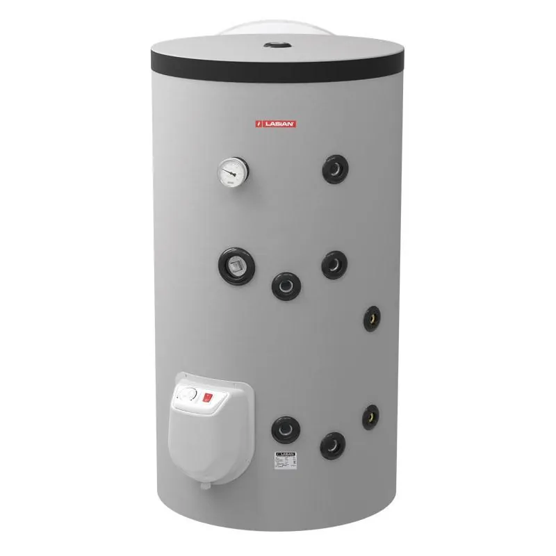 Indirect cylinder 0200L Lasian Aeria Plus Magnus IMSL 1D Series Floor (Enamelled steel, Air-source heat pump specific, Electric heating element support included), part number 53663