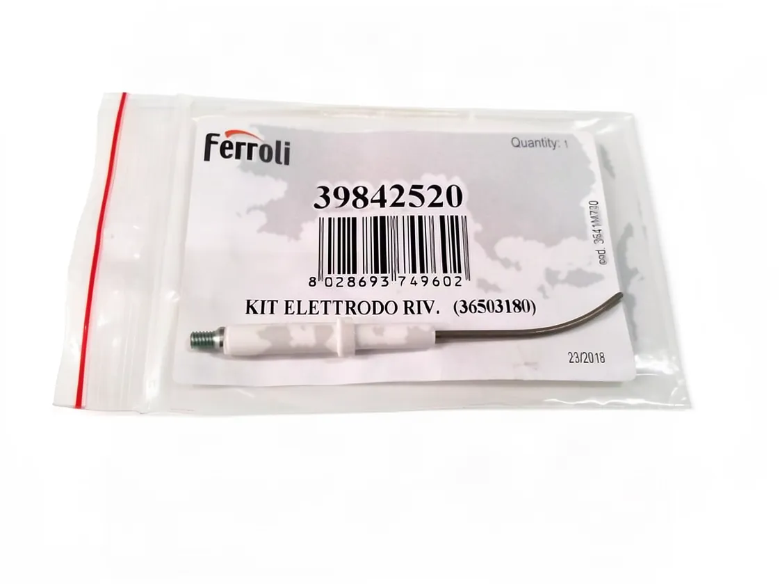 Elettrodo Ferroli Ionizzazione, codice ricambio I39842520