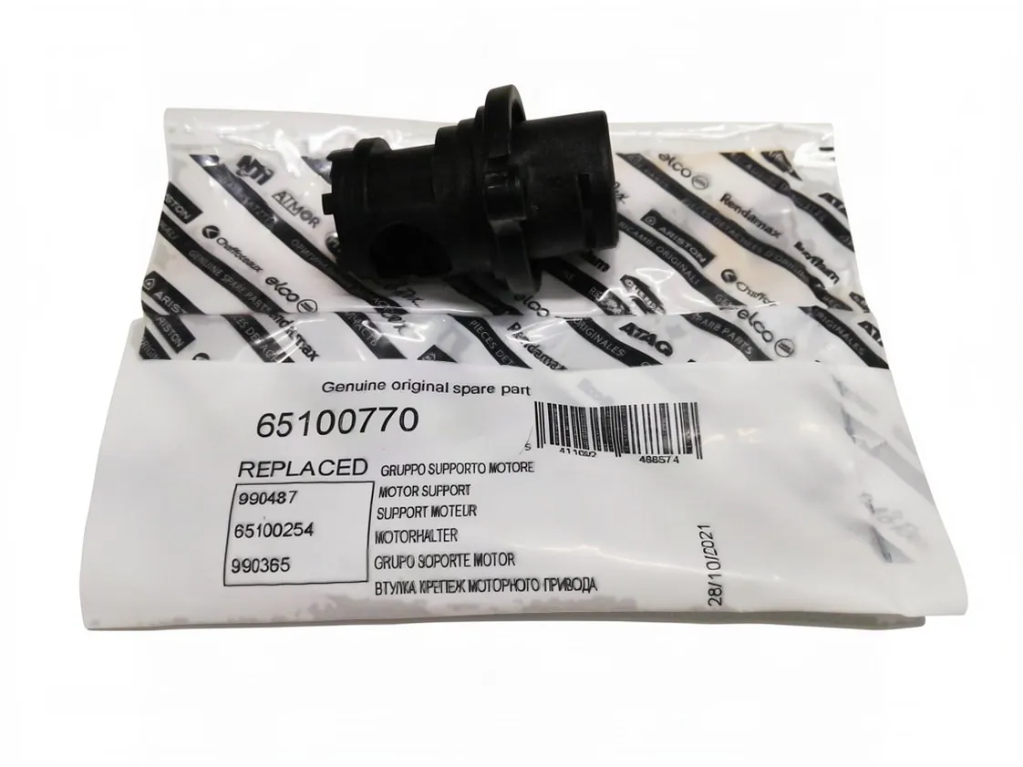 Soporte motor Ariston Aco - Genia - Genus - Microcondens - Pharos - uno Cartucho válvula tres vias., referencia 65100770