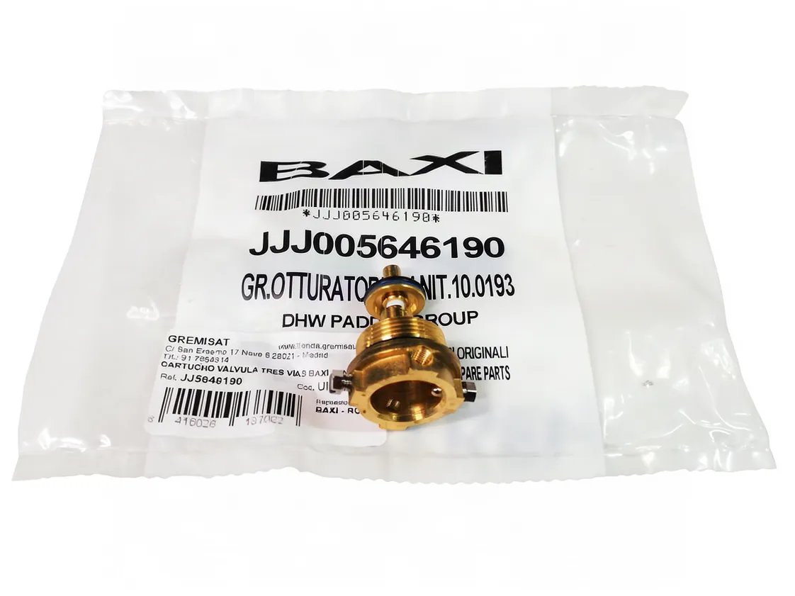 Cartouche vanne trois voies Baxi Luna 20, référence JJ5646190