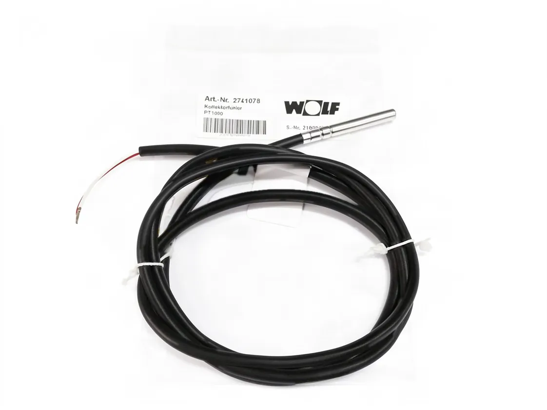 Wolf PT 1000 solar sensor (solar collector - storage tank SM1-SM2 - control boxes EKDK - EKA - EKDK-W - DigiSolar - DigiSolar MF), part number 2741078