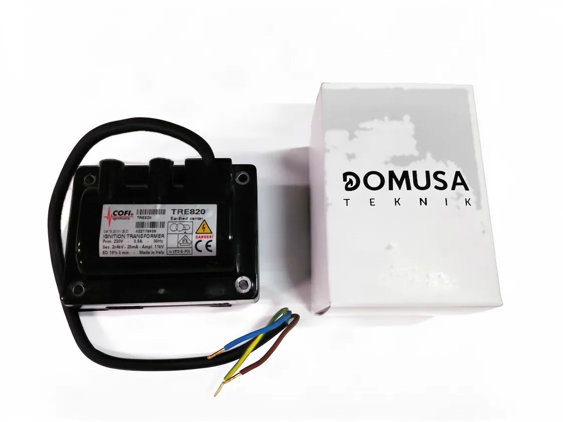 Stookolie brander transformator Domusa Domestic Caofi TRE820 Vorig model, onderdeelnummer CQUE000005