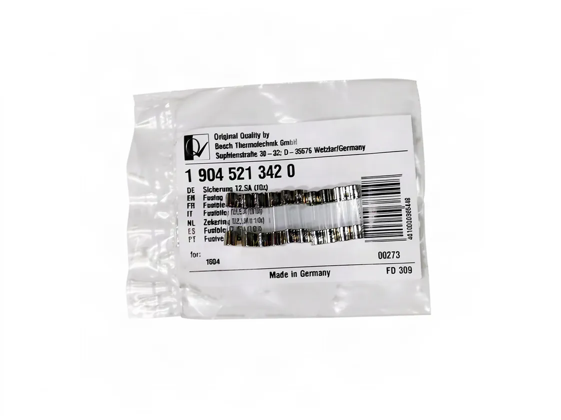 Fuse 2.5A 220V Med.5x20mm Junkers (kit 10uds), part number 19045213420