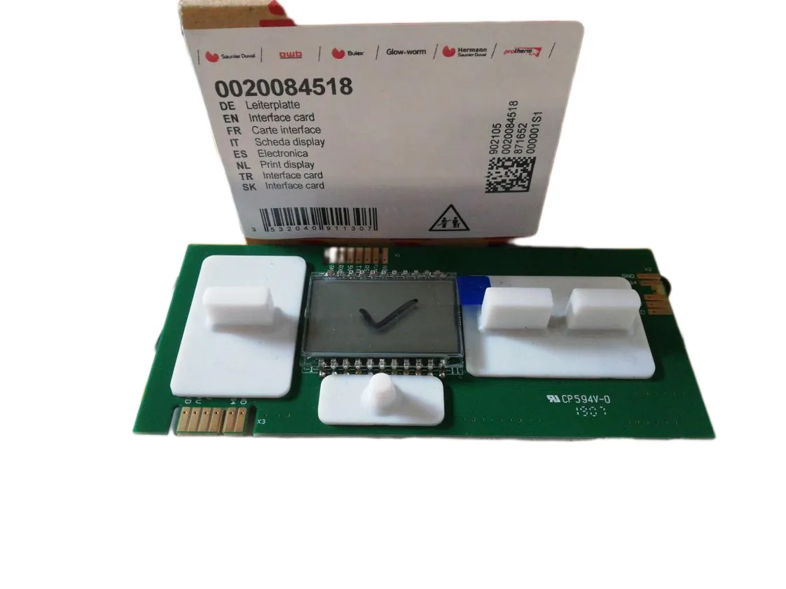 Placa eletrónica Saunier Duval Semia Condens F25/A-1 display, referência 0020084518