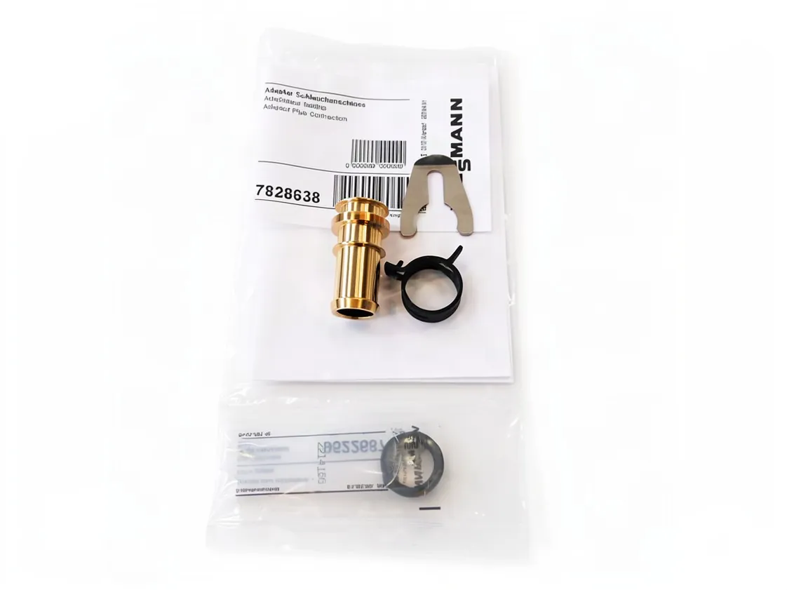 Adaptador conexión Viessmann Vitodens 100W tubo flexible, referencia 7828638
