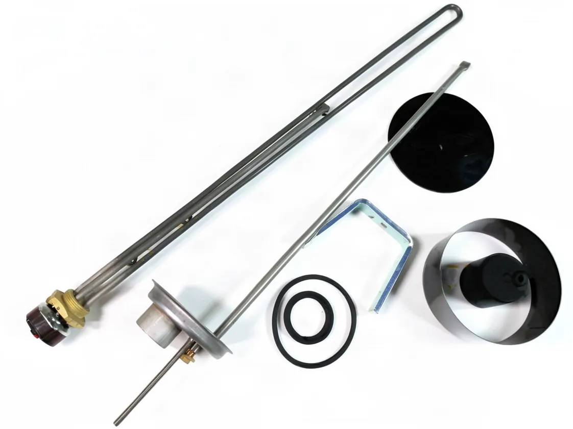 Electric heating element kit for storage tank 1 1/4M - 2500w. Thermostat Included Domusa, part number TKITACU229