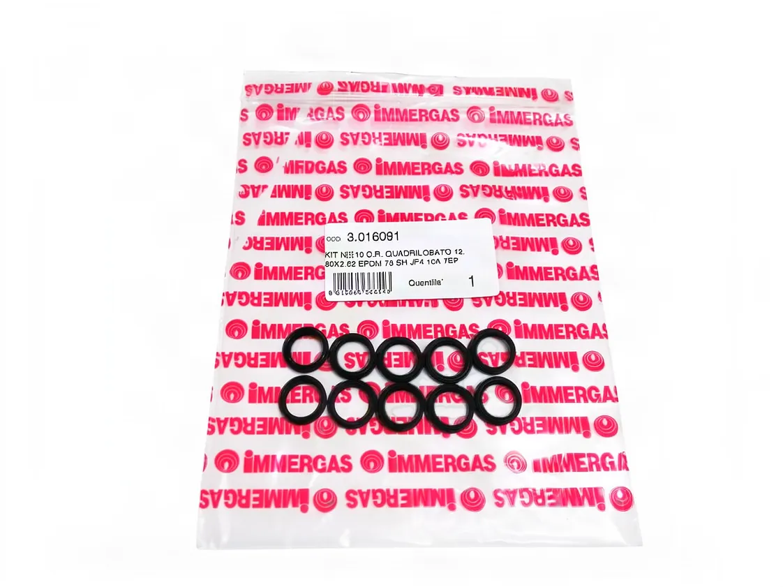 Junta tórica 12.80x2.62 Immergas (kit 10 uds), referencia 3.016091
