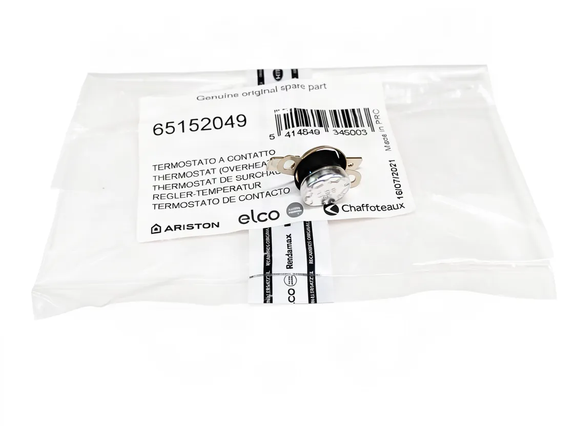 Clixon 85º horizontal Ariston Fast Evo Ont, referencia 65152049