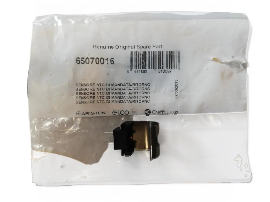 NTC sensor Ecoflam Instant 26 flow-return, part number 65070016