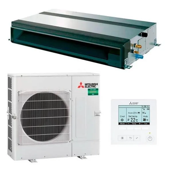 Kanalen Mitsubishi 09.5kw. Mod. MGPEZ-100VJA R32 220v eenfasig, onderdeelnummer MGPEZ-100VJA