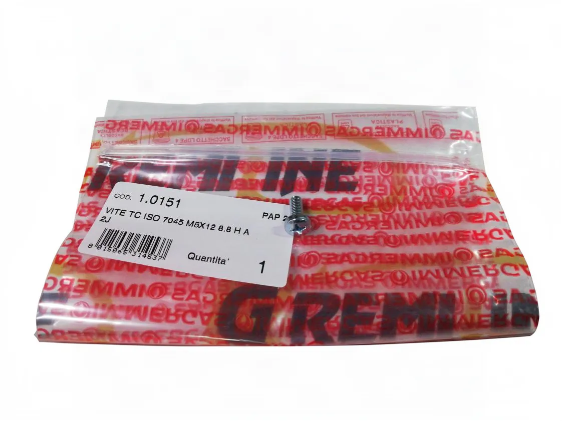 Vite Immergas M05x12mm, codice ricambio 1.0151