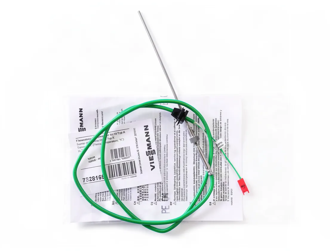 Sensor Viessmann Vitoligno 300-P temperatura llama Nr.19 Tipo K, part number 7828169