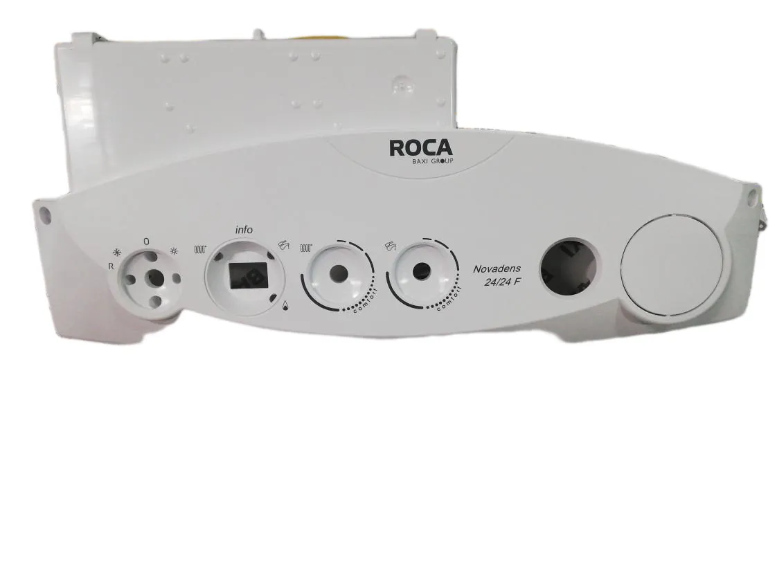 Carcasa panel mandos Baxi Novadens 24/24 F, referencia 125569654