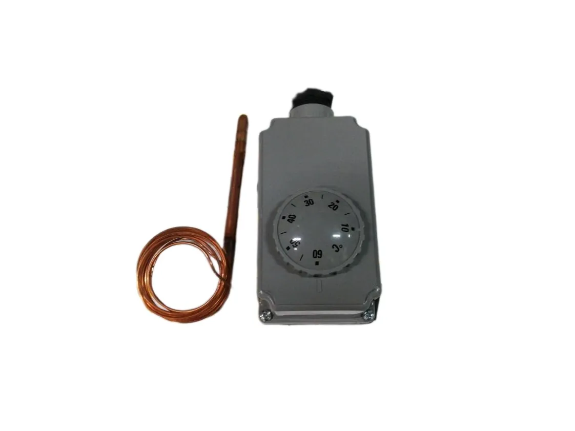 Tauchhermostat 00-060º Einstellbar mit Fühler und Kapillar 1.5m Aufputz, Teilenummer QL-020422