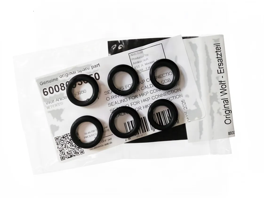 O-ring Wolf bomba água CGB 2K (kit 6uds), referência 8603050