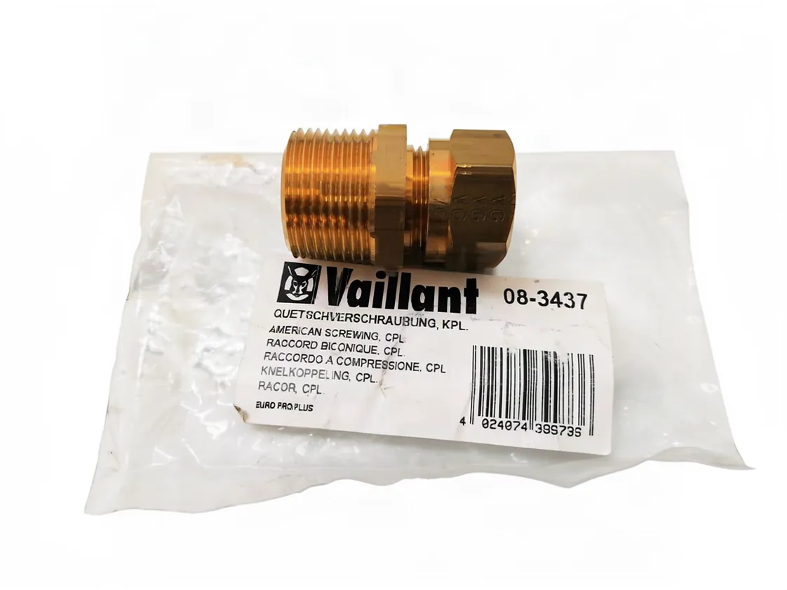 Fitting Vaillant VMW240/3-5 gasaansluiting, onderdeelnummer 083437