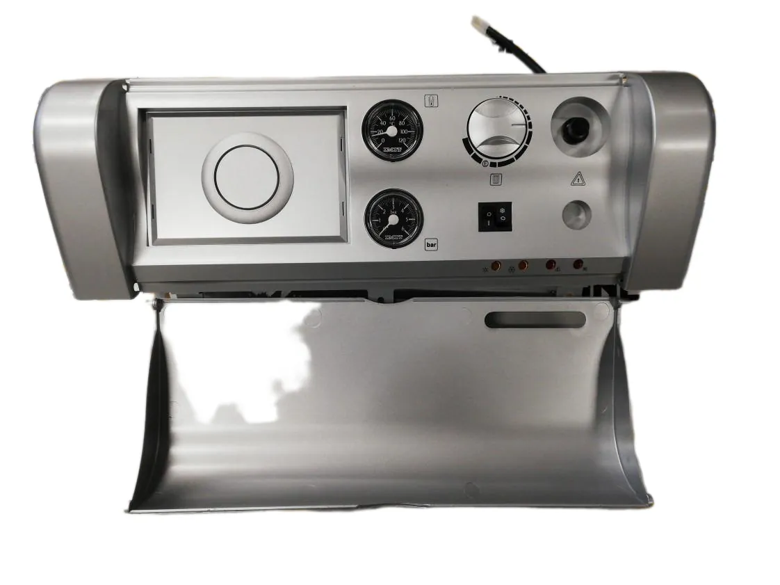 Electric front panel Domusa Sirena Mix Duo 2001 Analog silver color with complete wiring, part number SELESIR009
