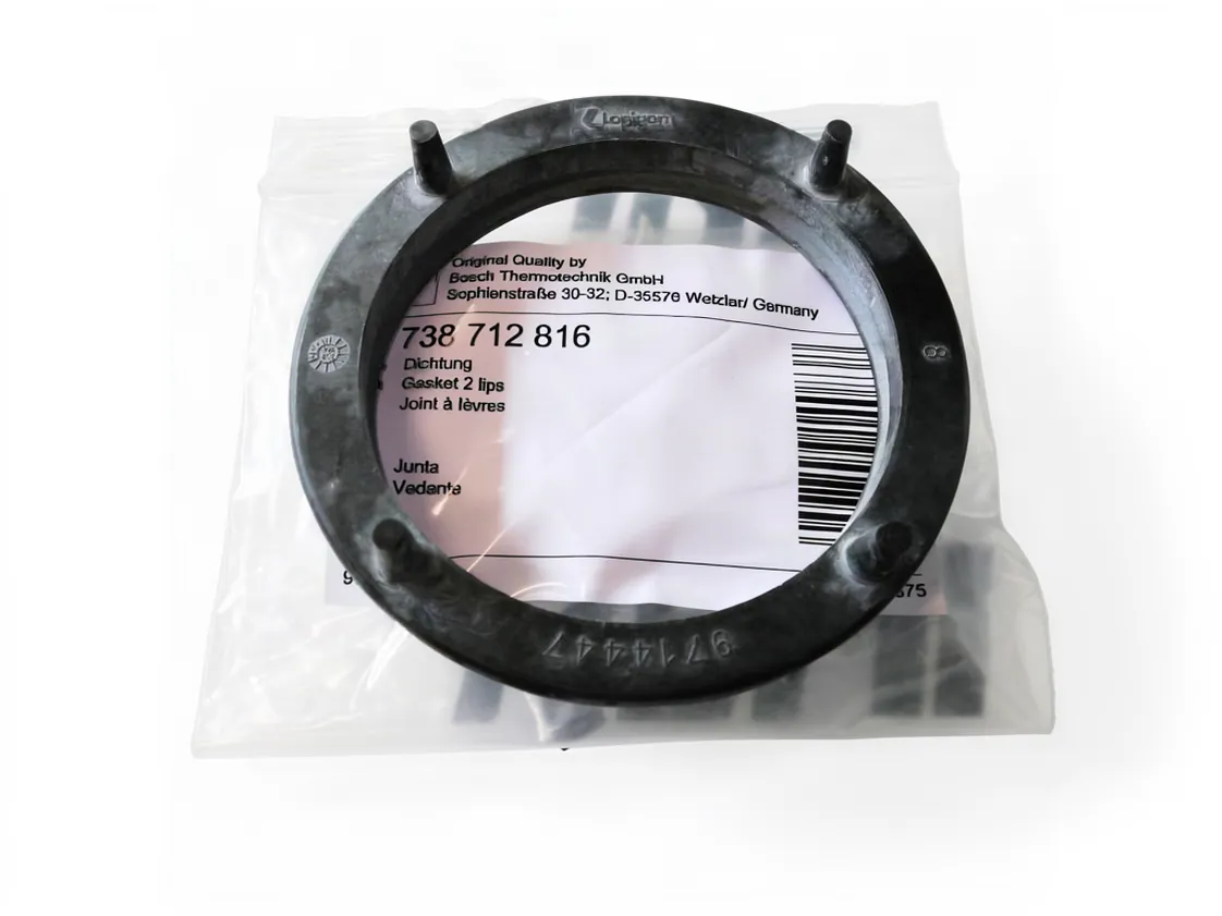 Gasket Junkers Tronic 2000T TR 2000T 50SB Electric water heater, part number 87387128160