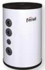 Serbatoio inerziale Ferroli Ecopuffer HP 080 Pavimento 080L Acciaio al carbonio, codice ricambio 0Y110DXA