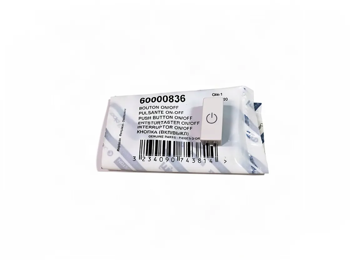 Interruttore ON-OFF Chafoteaux Pigma Green, codice ricambio 60000836