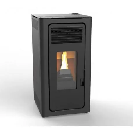 Lasian Audax 08kw Pellet Stove Black Color, part number 2306-AU08N