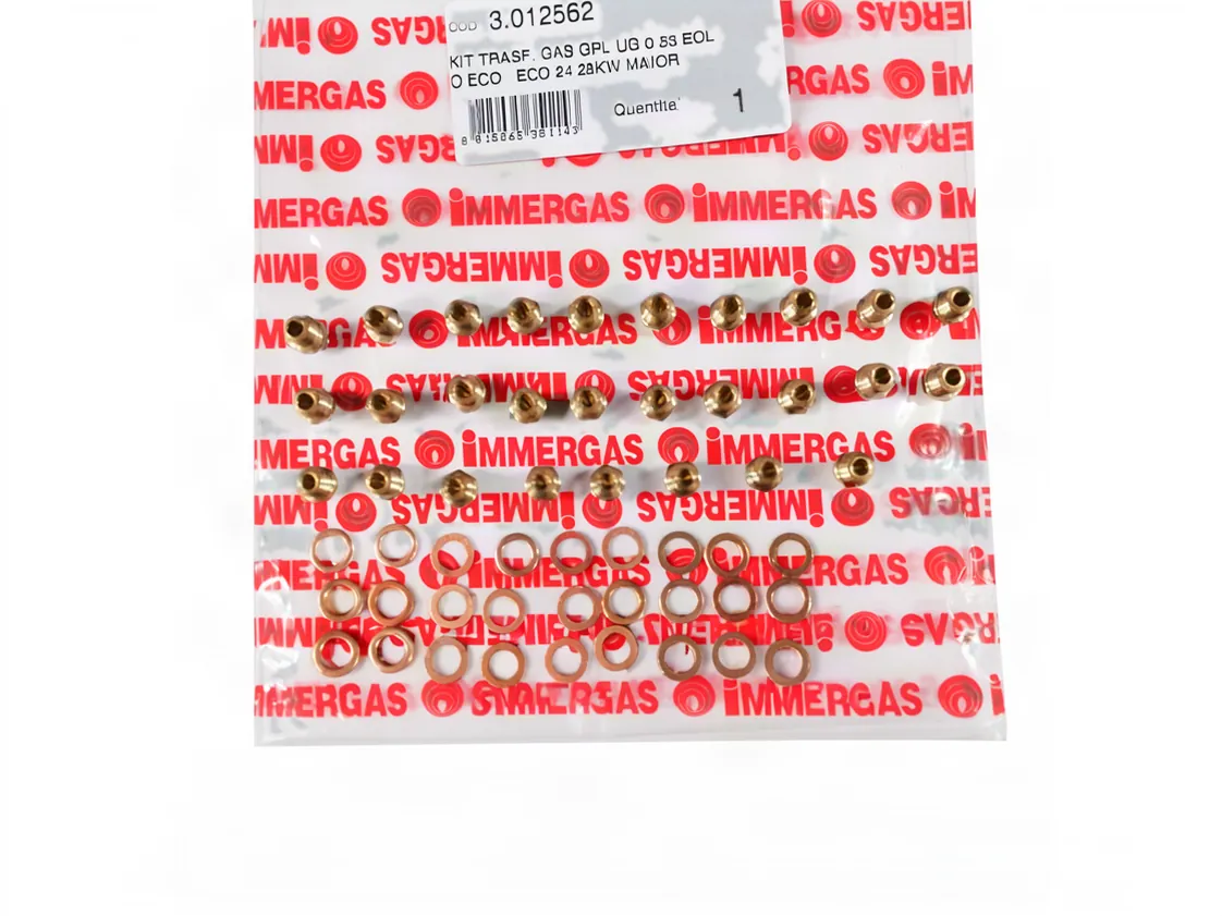 Kit transformación Immergas Eolo Eco (28uds de 0.53mm) Gas Propano, referencia 3.012562