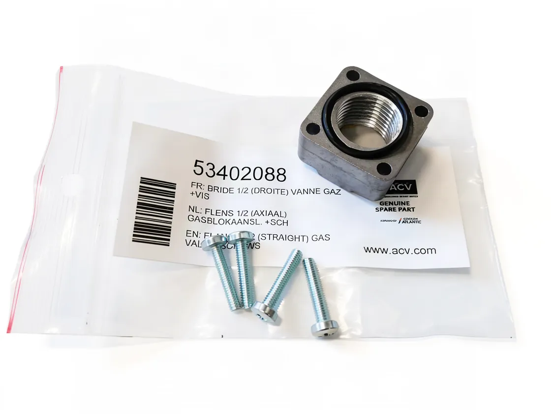 Flansch ACV Gasventil Ø1/2", Teilenummer 53402088