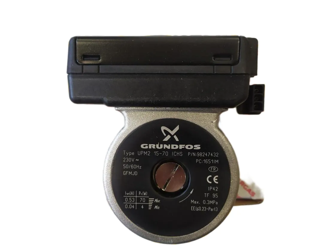 Water pump motor Immergas Victrix Superior Top (UPM2 15-70 4-70w. Impeller 61mm), part number 1.031150
