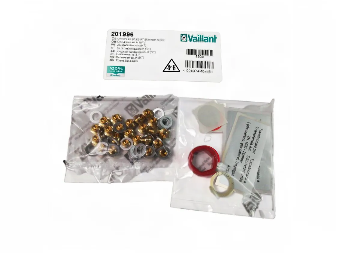 Kit trasformazione Vaillant VMW 282/2-5 metano, codice ricambio 201996