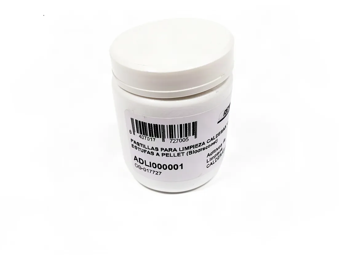 Pastiglie di pulizia per caldaie e stufe a pellet (Biodraconet), codice ricambio ADLI000001