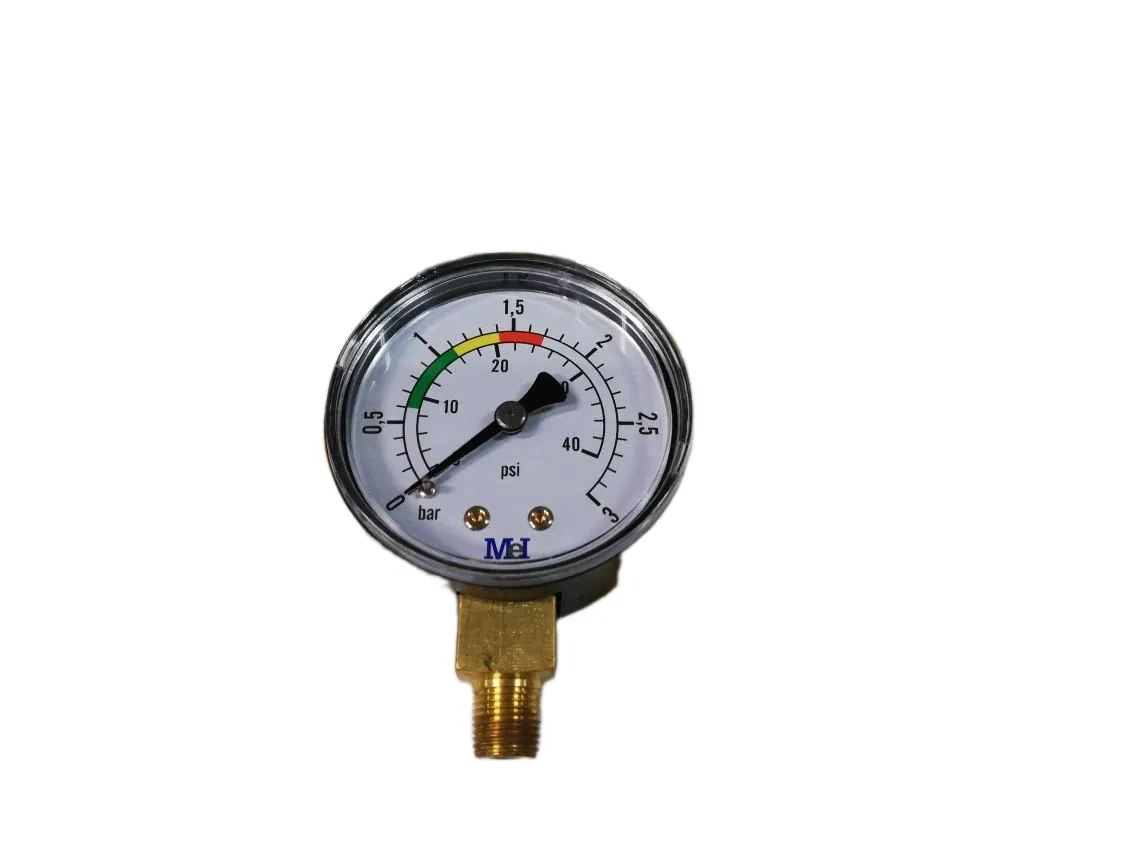 Pressure gauge 0-03 bar 1/8M Ø50mm vertical, part number PP-030148