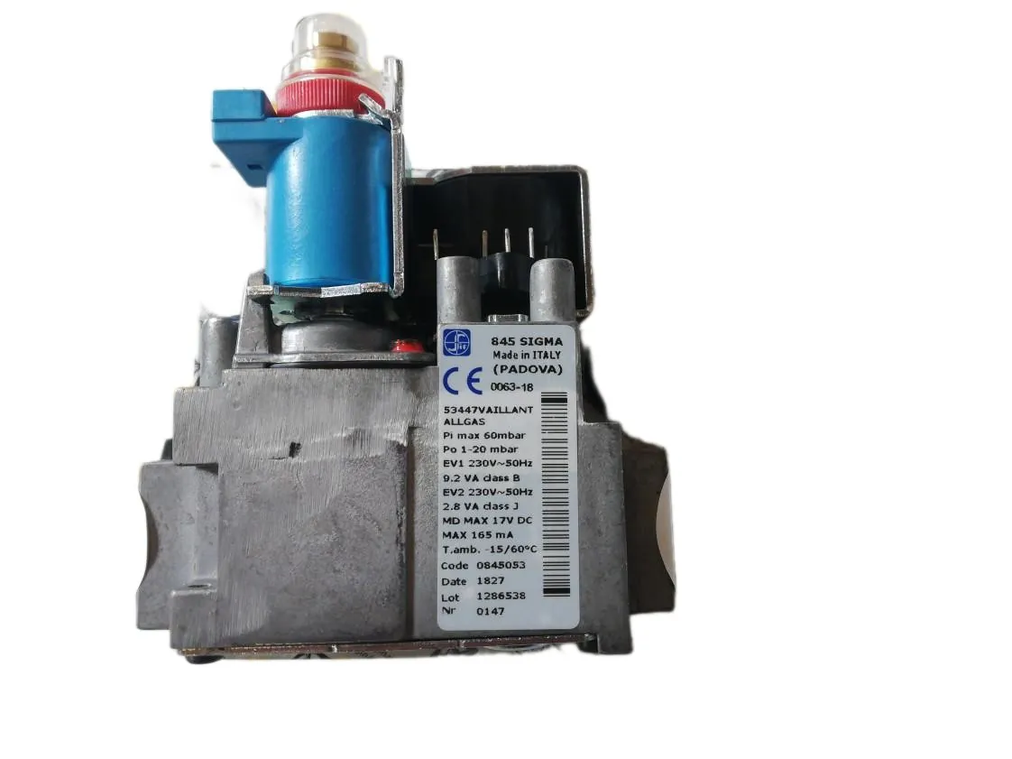 Valvola gas Vaillant VM - VMW- PRO - Plus (Sit 845 blu H con gradino) Metano, codice ricambio 053462