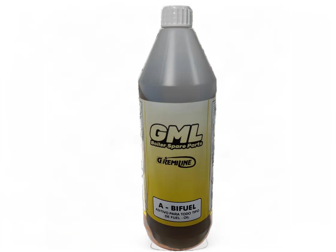 Additif fioul GML a-bifuel pour chaudières Lubrifiant et Nettoyant (Bidon de 1L), référence HE-033457