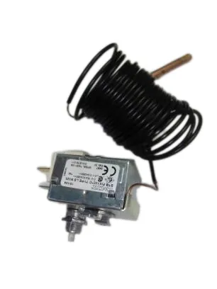 Termostato limite Wolf 110º con riarmo manuale (capillare 2m), codice ricambio RTR105AS